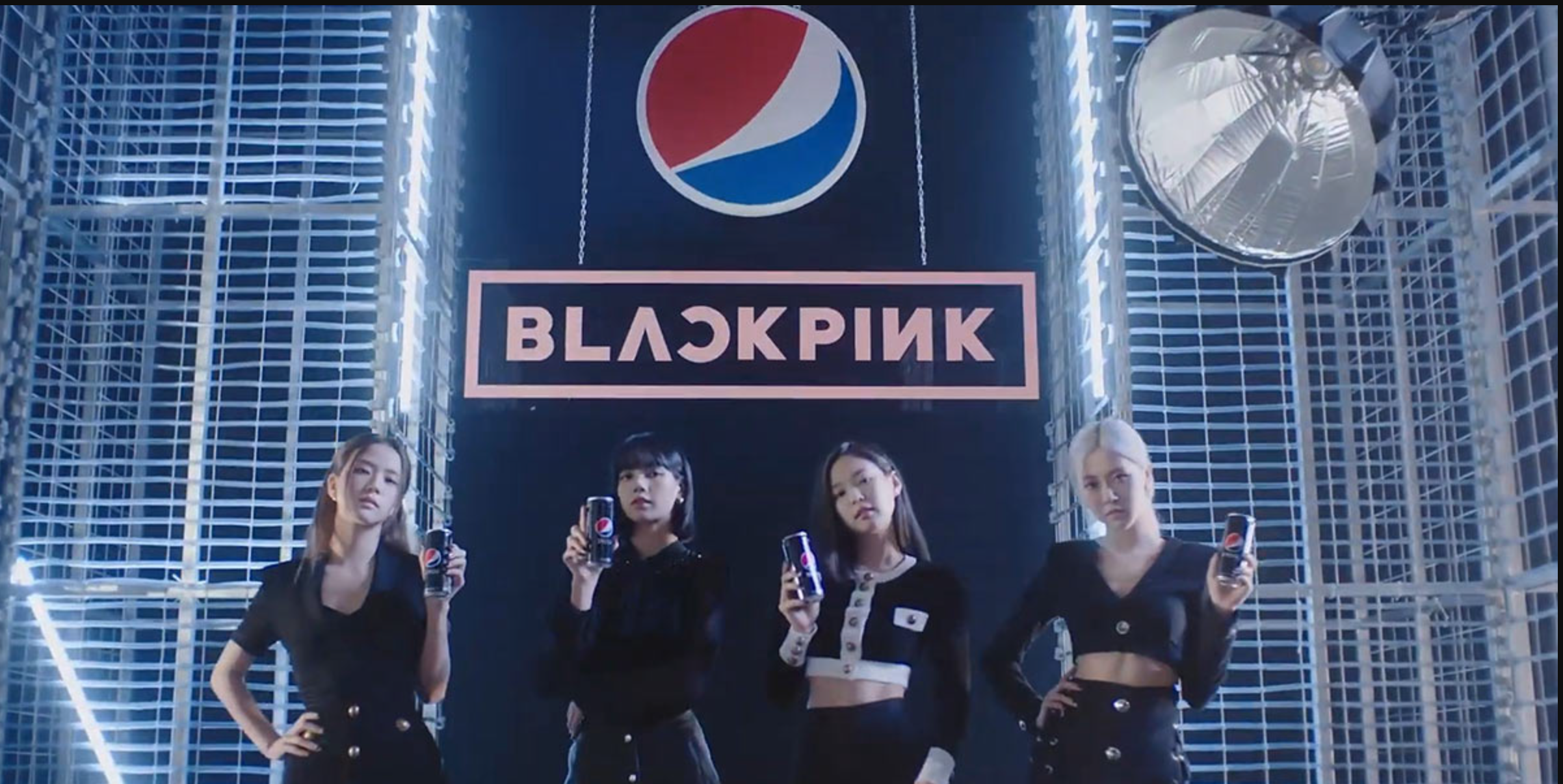 Pop group Black Pink in an ad for Pepsi